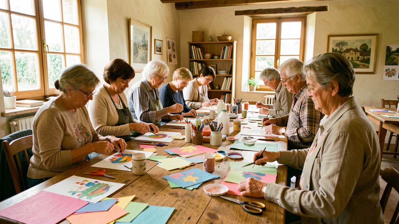Comment l’art partagé soutient-il la santé mentale en Sud-Touraine ?